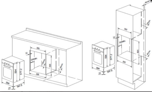 Электрический духовой шкаф GRAUDE (Грауде) BK 60.2 S