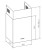 Вытяжка Meferi (Мефери) ROOMBOX40BK LIGHT