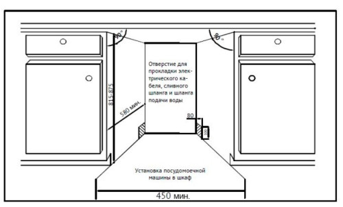 Встраиваемая посудомоечная машина MONSHER (Моншер) MD 4512