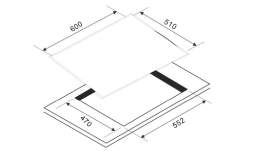 Газовая варочная панель Zigmund-Shtain (Зигмунд-Штайн) MN 125.61 B/R