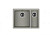 Кухонная мойка Florentina (Флорентина) Вега-335/160, грей