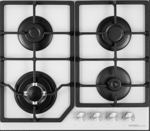 Газовая варочная панель HOMSair (ХОМСэйр) HGG643TGCWH
