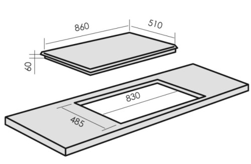 Газовая варочная панель MBS PG-905WH