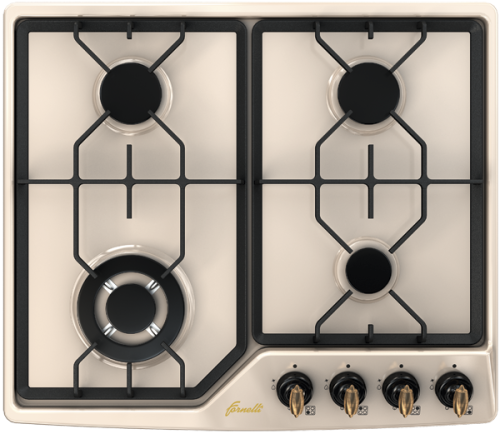 Газовая варочная панель Fornelli (Форнелли) PGA 60 GRAZIA IVORY
