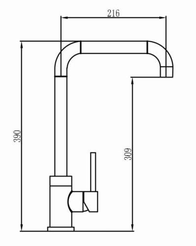 Смеситель Seaman Eco Glasgow SSN-3026