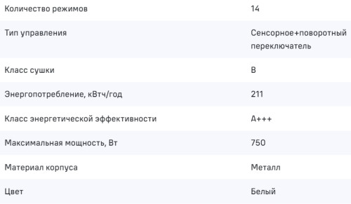 Сушильная машина MAUNFELD (Маунфилд) MFDM1410WH06