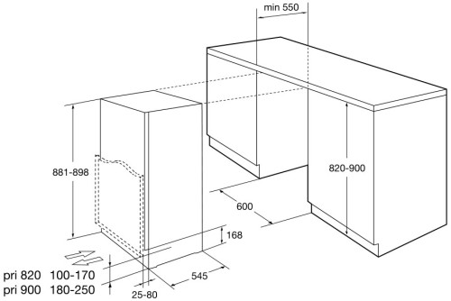 Встраиваемый холодильник Korting (Кёртинг) KSI 8259 F