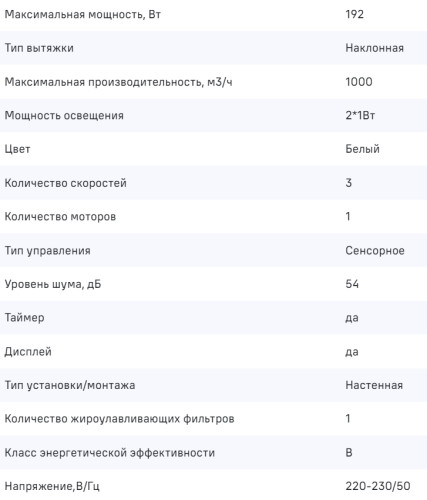 Вытяжка MAUNFELD (Маунфилд) SKY STAR CHEF 90 Белый