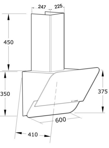 Вытяжка Korting (Кёртинг) KHC 66035 GN