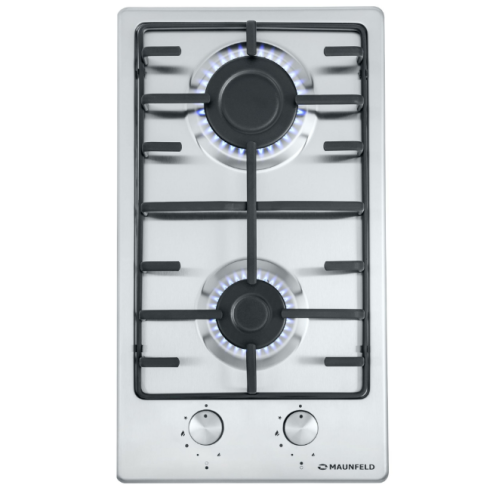 Газовая варочная панель MAUNFELD (Маунфилд) EGHS.32.3ES/G нержавеющая сталь + ВИДЕО О ТОВАРЕ