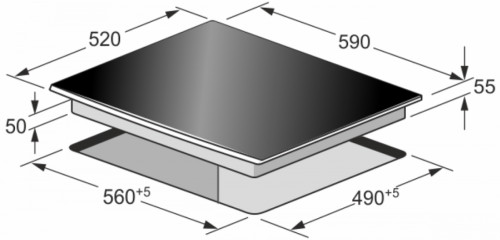 Индукционная варочная панель Kaiser (Кайзер) KCT 67 FIW La Perle