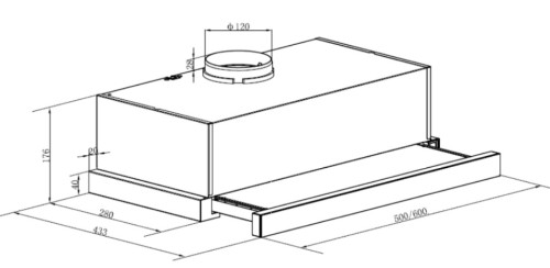 Вытяжка MAUNFELD (Маунфилд) VS LIGHT 60 WH