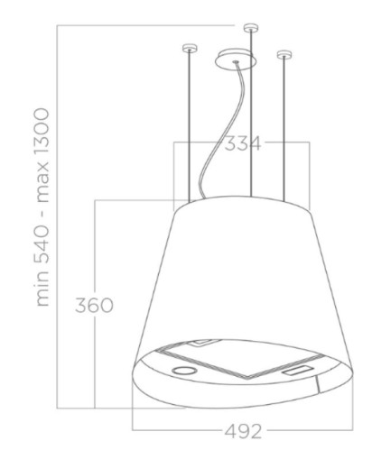 Вытяжка Elica (Элика) JUNO URBAN ZINC/F/50