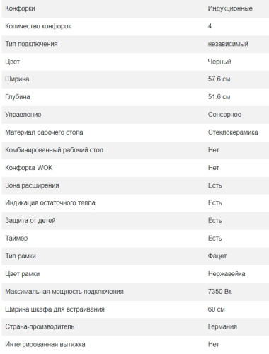 Индукционная варочная панель AEG (АЕГ) IKB64431XB