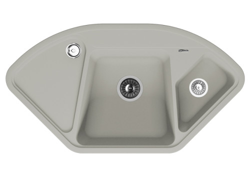 Кухонная мойка Florentina (Флорентина) Капри, грей