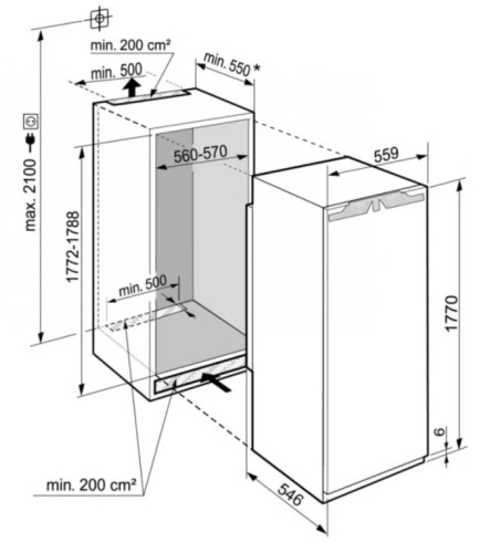 Встраиваемый холодильник Liebherr (Либхер) IRDdi 5120