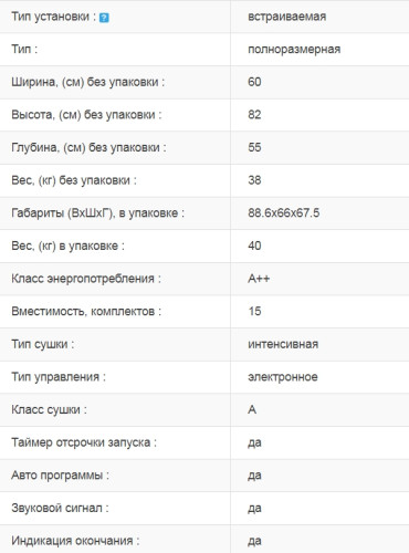 Встраиваемая посудомоечная машина Jacky's (Джекис) JD FB4101