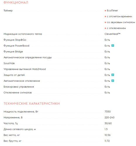 Индукционная варочная панель Electrolux (Электролюкс) EIS6648