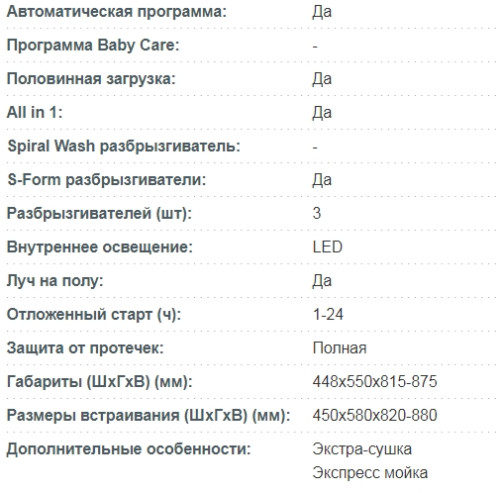 Встраиваемая посудомоечная машина Korting (Кёртинг) KDI 45985