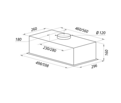 Вытяжка MAUNFELD (Маунфилд) Crosby Light (C) 60 черный
