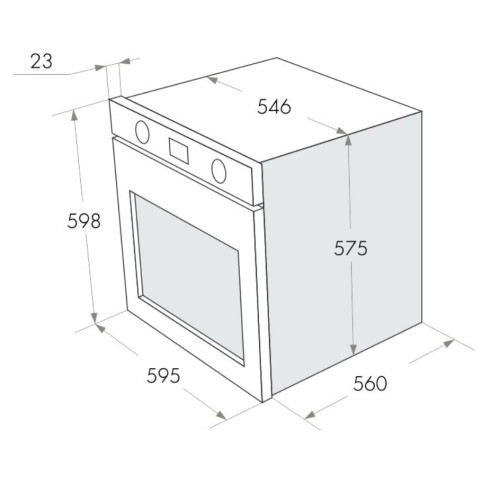 Электрический духовой шкаф MAUNFELD (Маунфилд) MEOFG.676RILB.TR