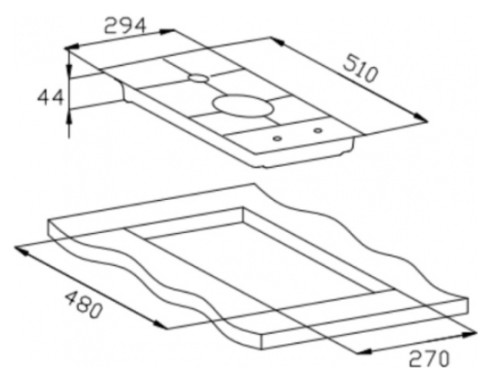 Газовая варочная панель Weissgauff (Вайсгауф) HGG 302 WGh