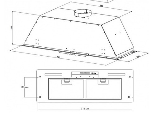 Вытяжка Korting (Кертинг) KHI 9931 RB