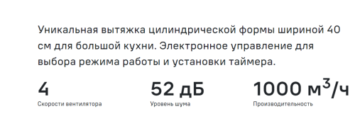 Вытяжка MAUNFELD (Маунфилд) LEE WALL (C) 39 BLACK