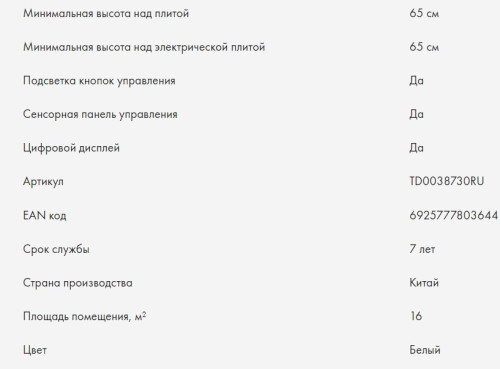 Вытяжка Haier (Хайер) HVX-C471IW