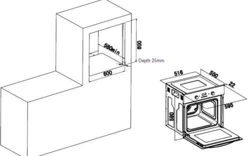 Электрический духовой шкаф Weissgauff (Вайсгауф) EOA 991 PDX + ВИДЕО