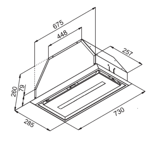 Встраиваемая вытяжка Kuppersberg (Купперсберг) INBOX 73 B