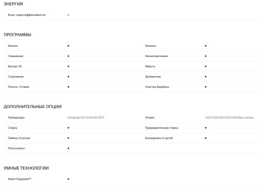 Стиральная машина LG (ЛДжи) F2Y1WS6W