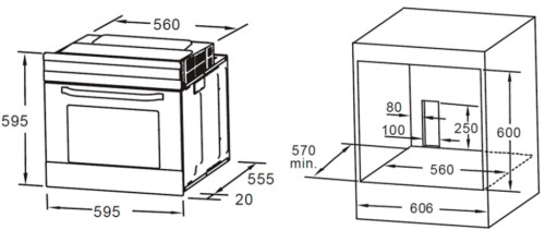 Электрический духовой шкаф MAUNFELD (Маунфилд) MEOC708PW