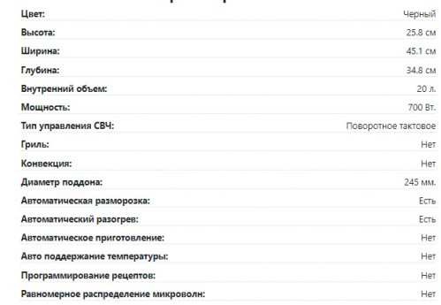 Микроволновая печь Lex (Лекс) FSMO M.02 BL