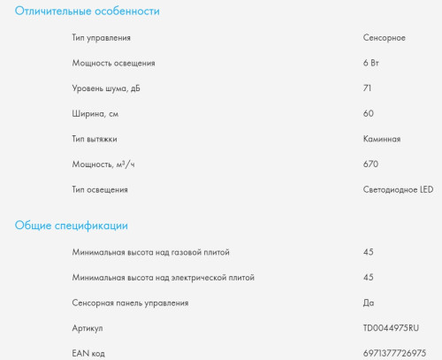 Вытяжка Haier (Хайер) HVX-W682CBX