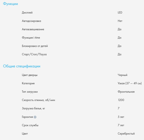 Стиральная машина Haier (Хайер) HW70-BP12959ASE