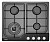 Газовая варочная панель AKPO (Акпо) PGA 604 FGC-3 BL