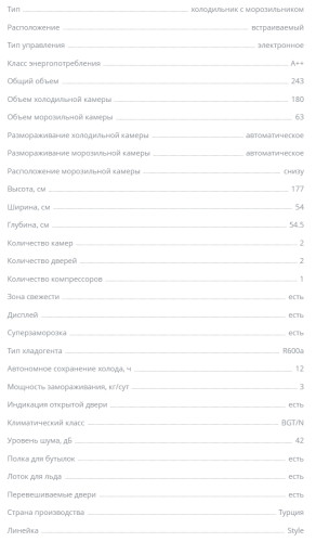 Встраиваемый Холодильник Zigmund-Shtain (Зигмунд-Штайн) BR 08.1781 SX