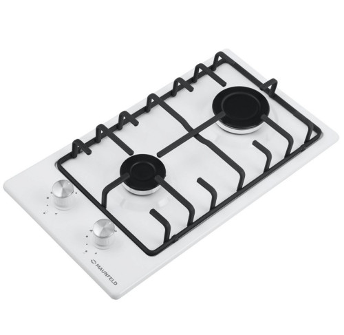 Газовая варочная панель MAUNFELD (Маунфилд) EGHE.32.3EW/G белый + ВИДЕО О ТОВАРЕ