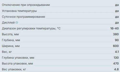 Конвектор Thermex (Термекс) Frame 1000E