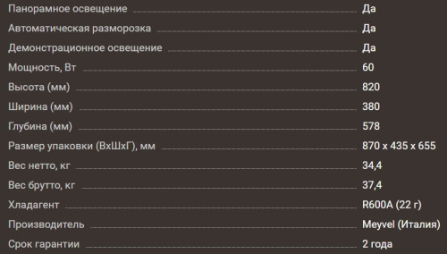 Винный шкаф Meyvel (Мейвел) MV28-KST2