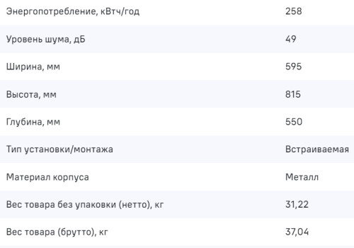 Встраиваемая посудомоечная машина MAUNFELD (Маунфилд) MLP6242G02