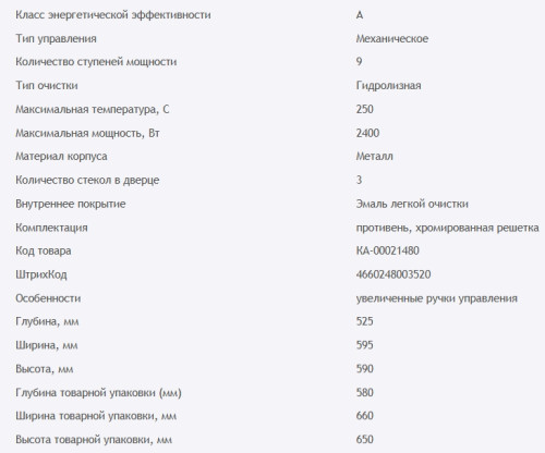 Электрический духовой шкаф HOMSair (ХОМСэйр) OEF606BK2