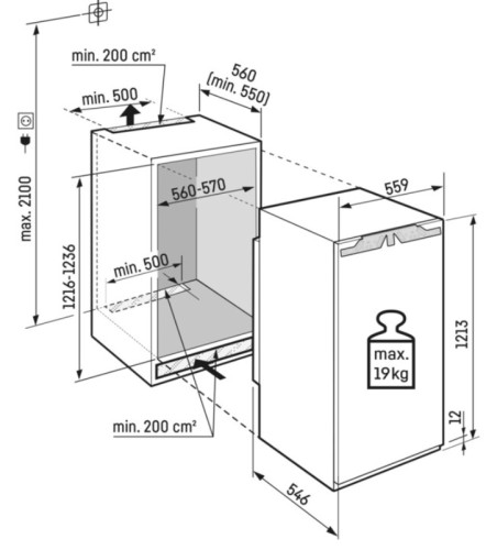 Встраиваемый холодильник Liebherr (Либхер) IRE 4100