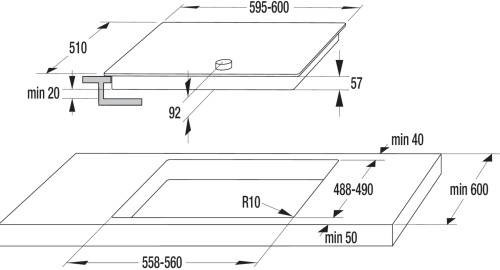 Индукционная варочная панель Gorenje (Горенье) IK640CLI