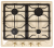Газовая варочная панель Kuppersberg (Купперсберг) FGC 63 C Bronze