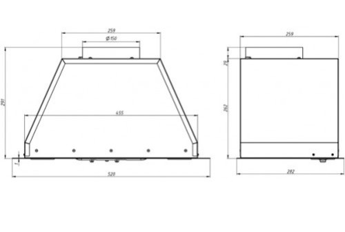 Вытяжка Elikor (Эликор) BF5634Q0 хром