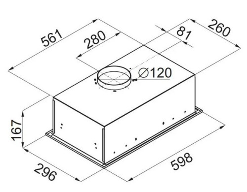 Вытяжка MAUNFELD (Маунфилд) Crosby Singl 60 белый