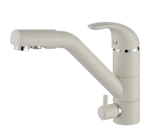 Смеситель для кухни Paulmark (Паульмарк) Holstein Ho213013-331, белый