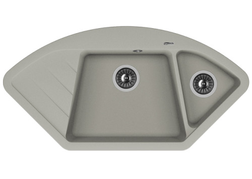 Кухонная мойка Florentina (Флорентина) Веста, грей